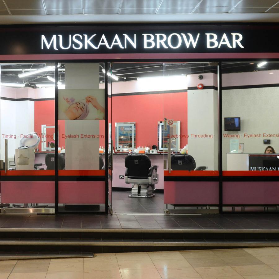 Muskaan Brow Bar Shop Front